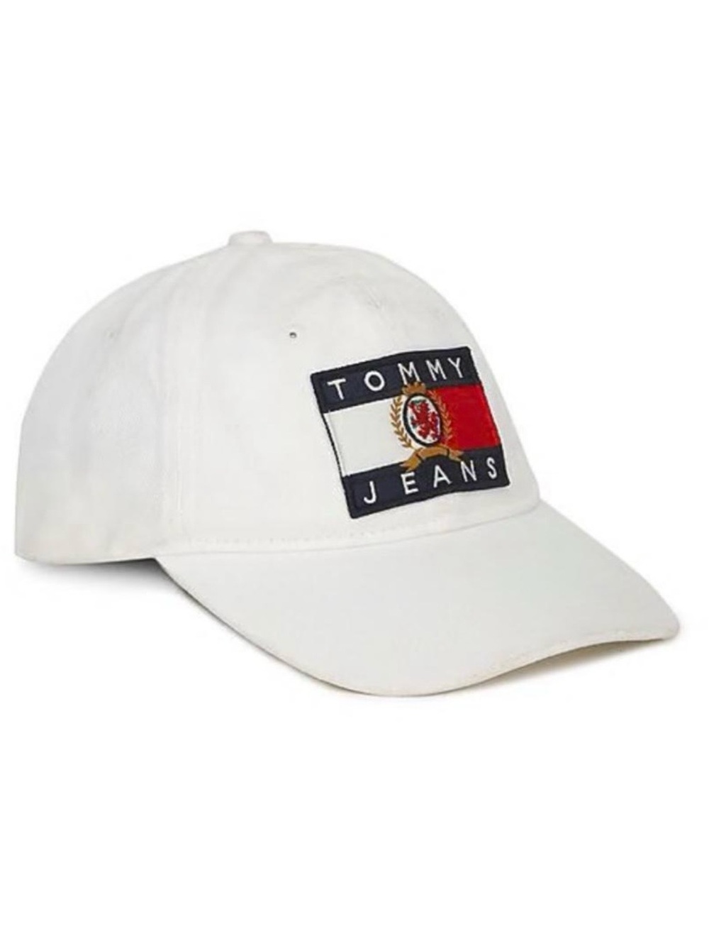 NWT Tommy Hilfiger White Appliqued Logo Twill Cap Heritage  Adjustable OS